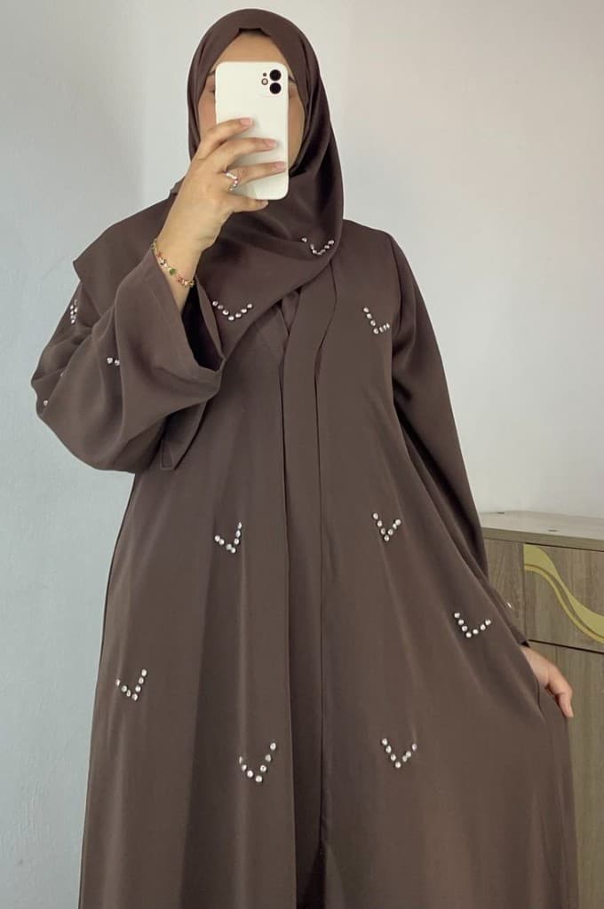 Everyday casual abaya in soft crepe