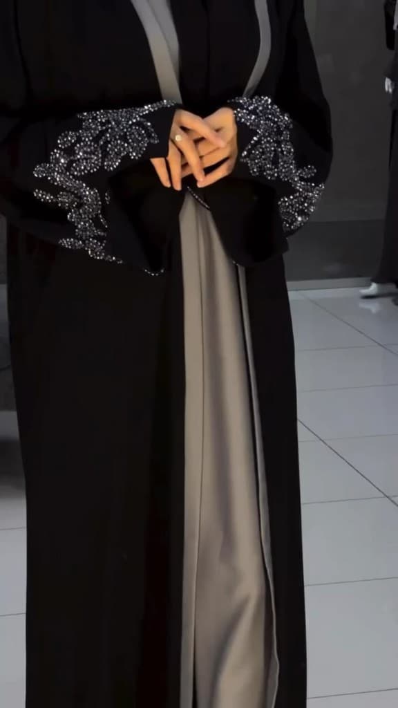 Shabnam Chiffon Abaya